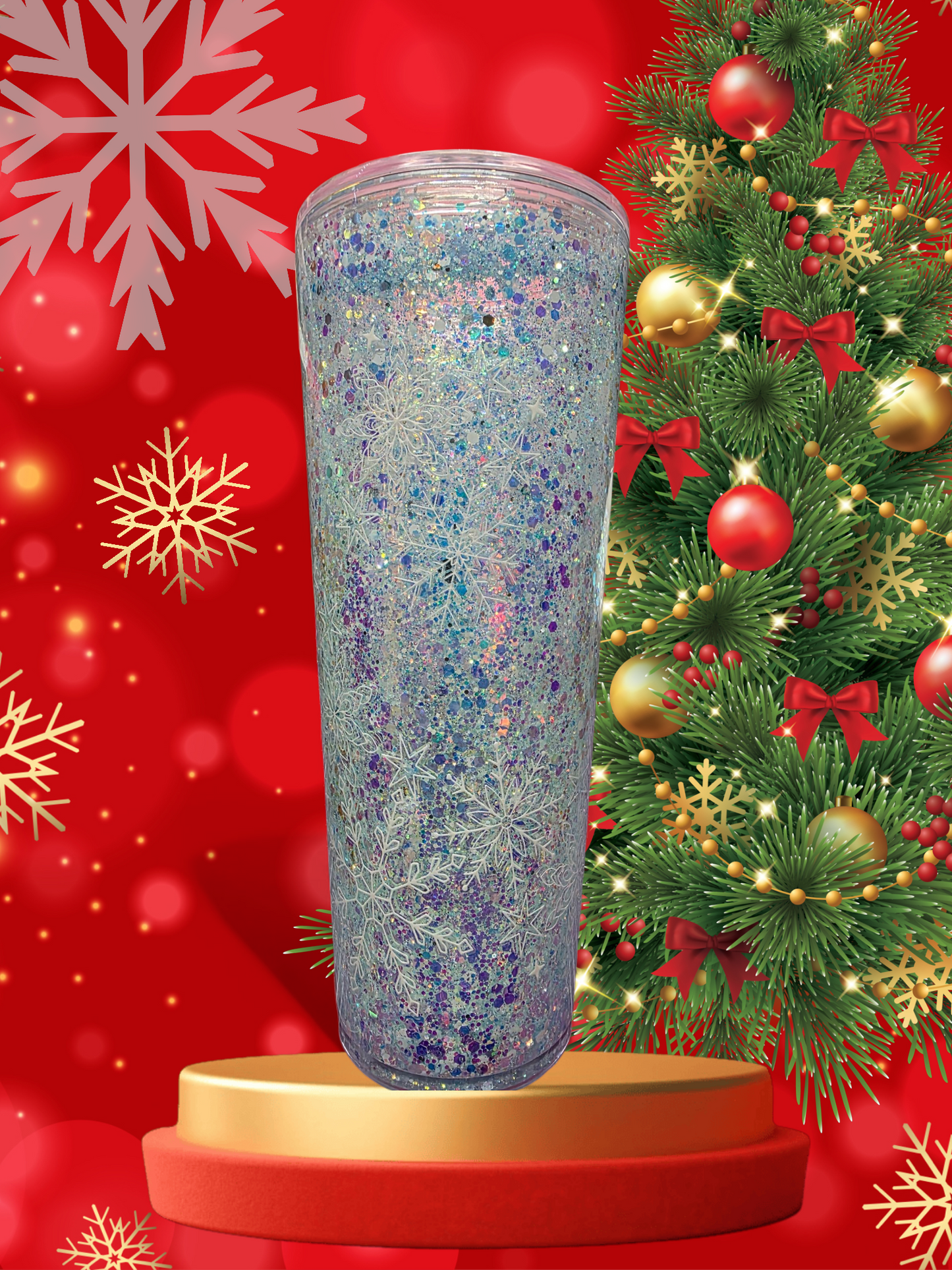 24oz Acrylic Snowglobe