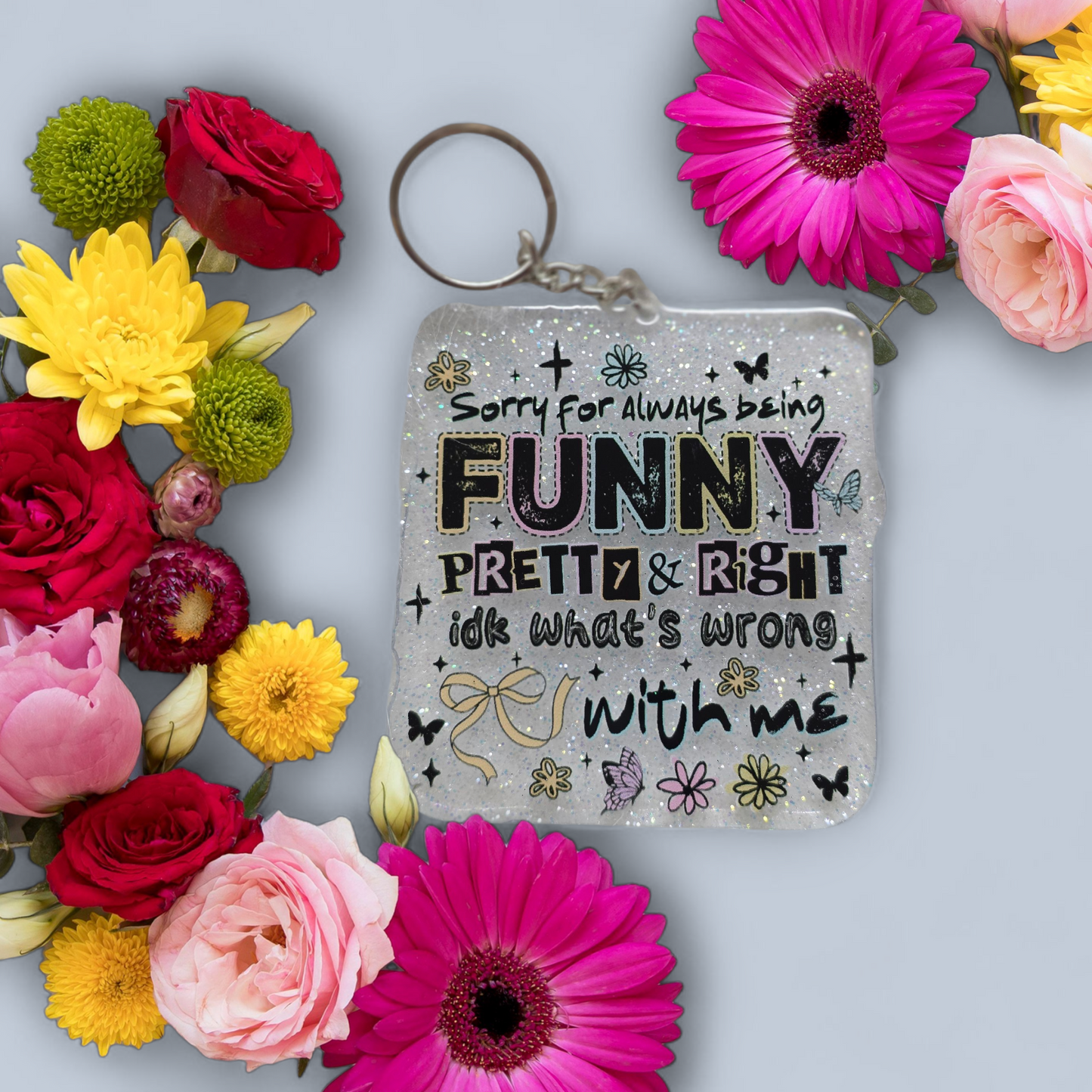 Pretty & Right Keychain