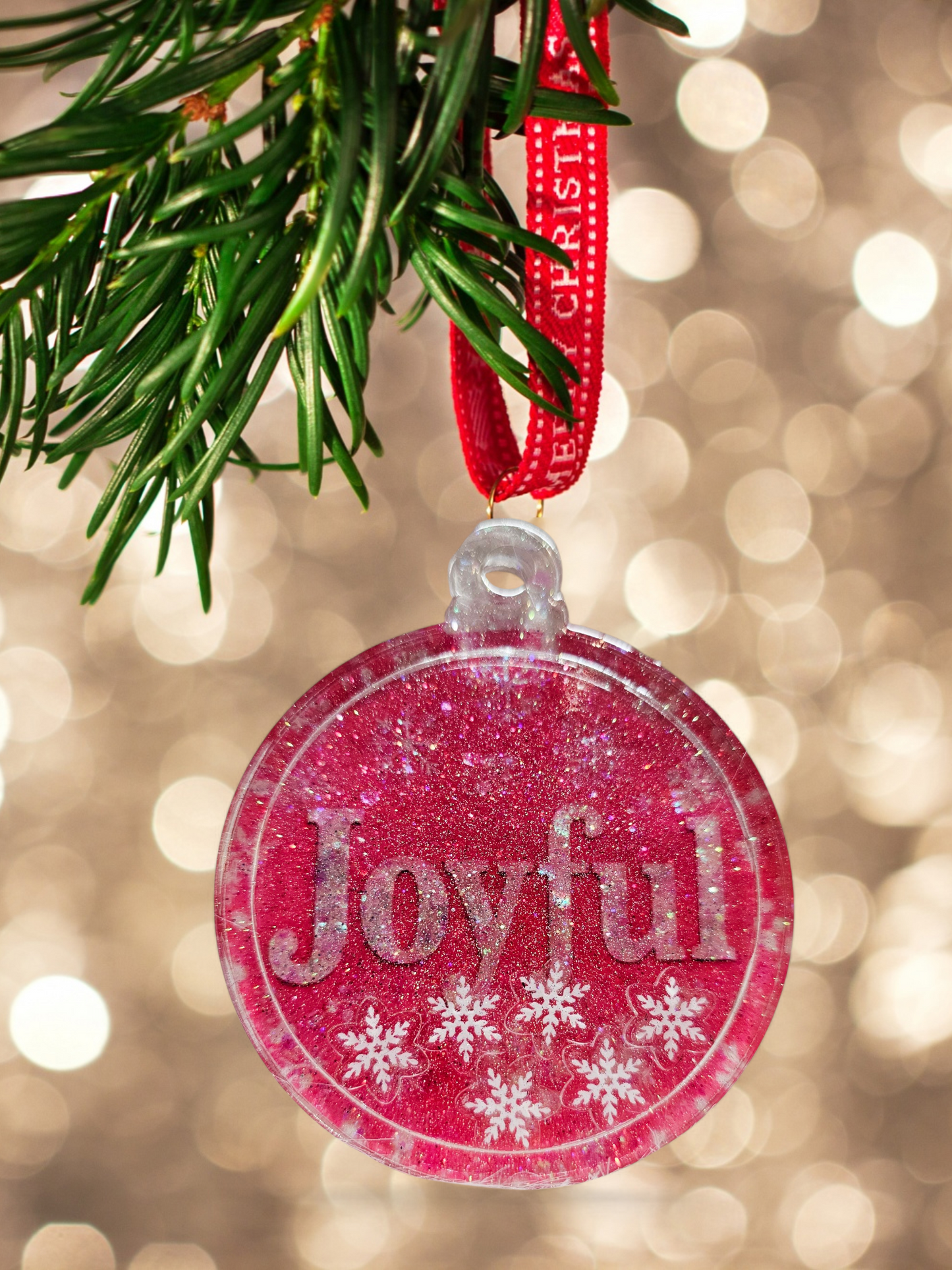 Joy Shaker Ornament