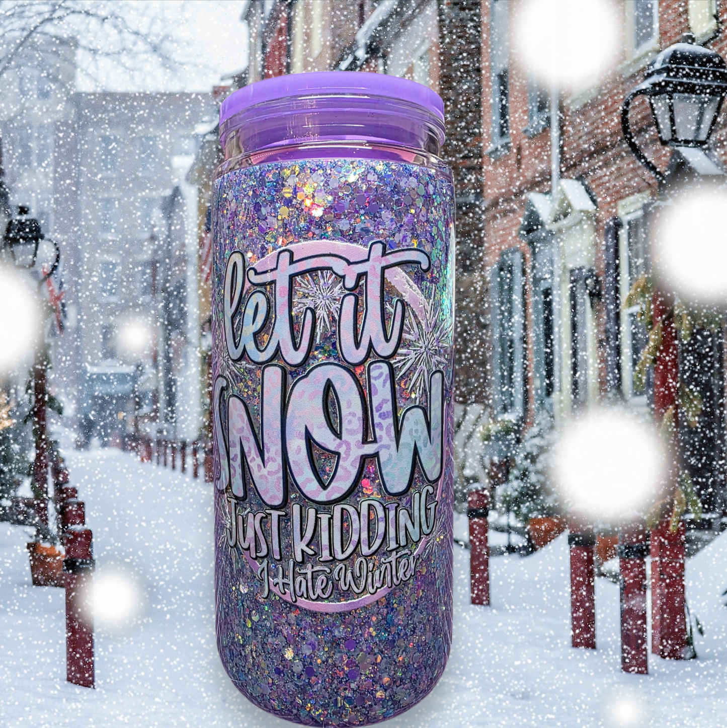 20oz Acrylic Snowglobe