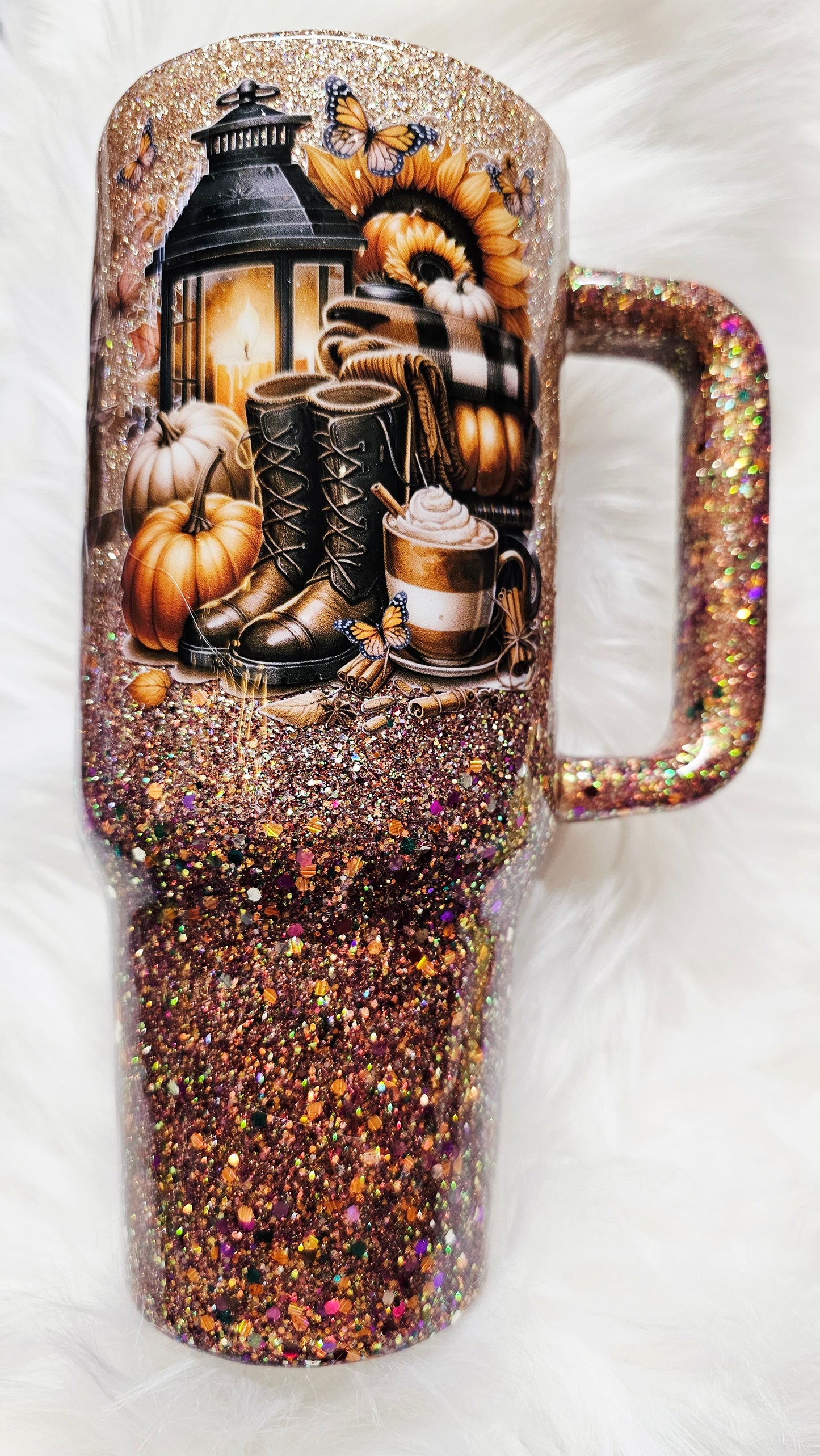 40oz Handled Epoxy Fall Tumbler