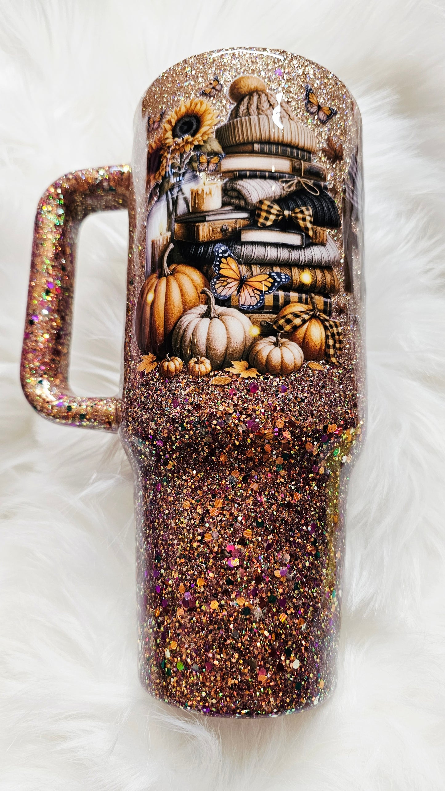 40oz Handled Epoxy Fall Tumbler