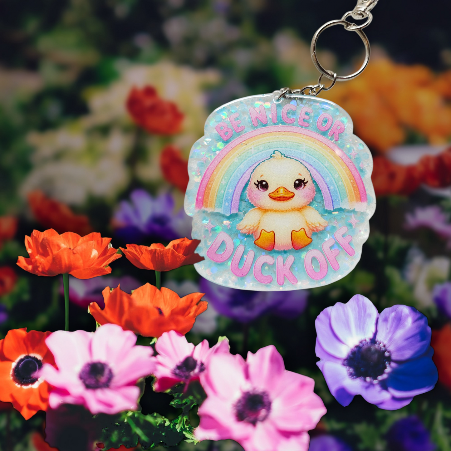 Duck off Keychain