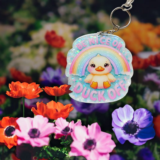 Duck off Keychain