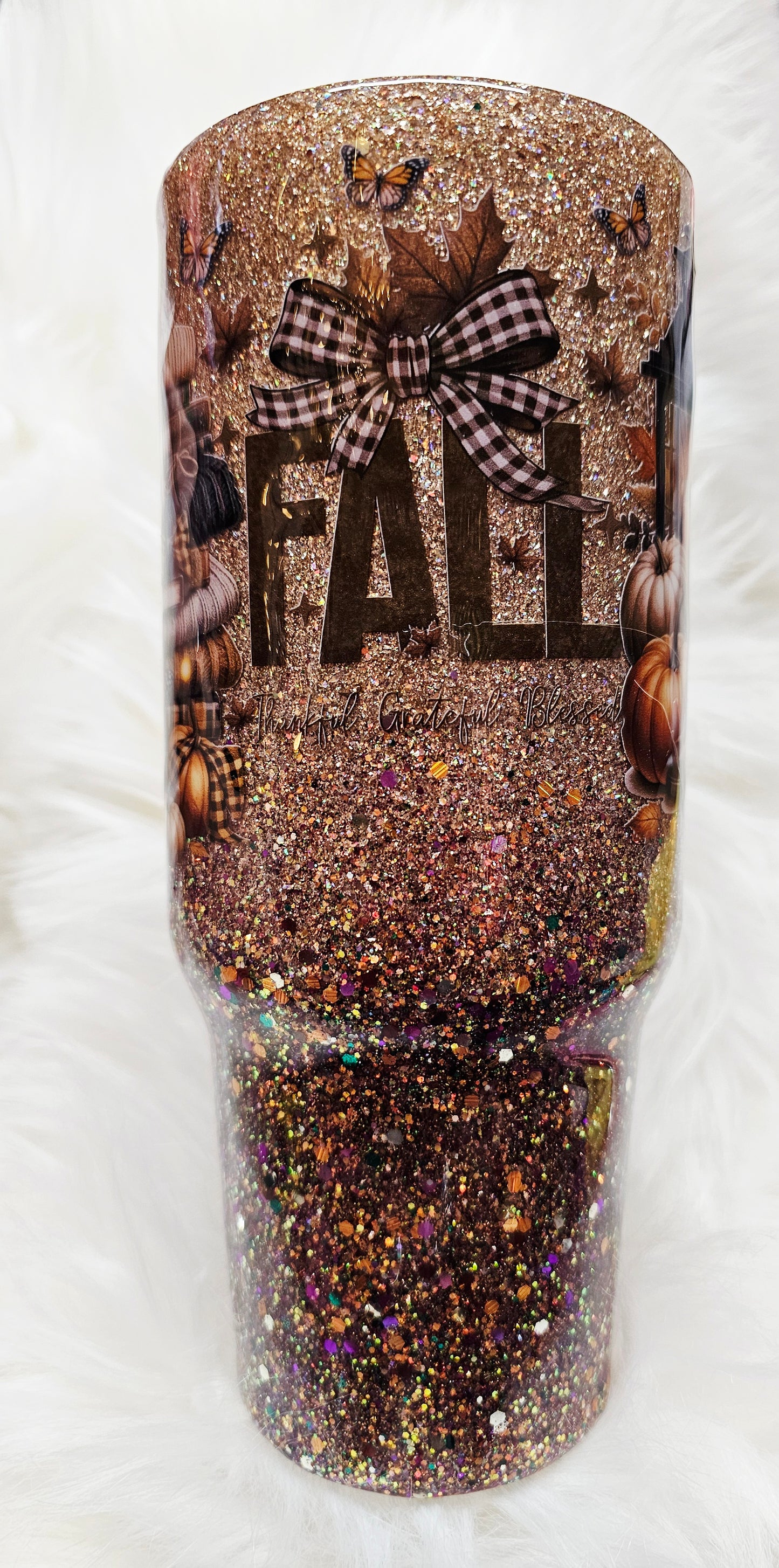 40oz Handled Epoxy Fall Tumbler