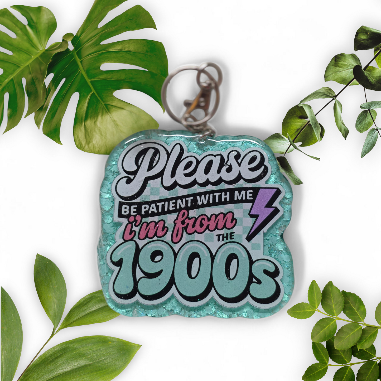 Please Be Patient Keychain